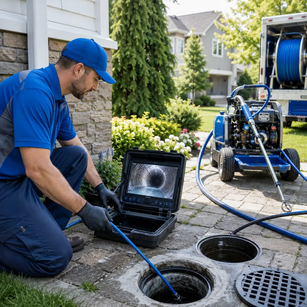 Outdoor drain cleaning professionals serving Humboldt, KS